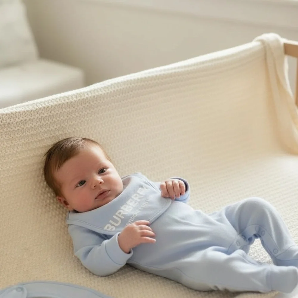 Burberry baby bib